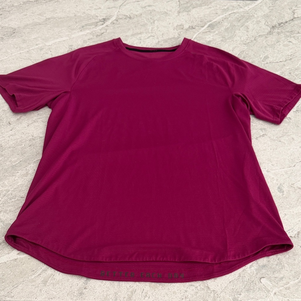 Lululemon License to Train Shirt | Magenta Purple | Size Large